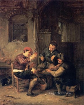  Dutch Oil Painting - Inn Dutch genre painters Adriaen van Ostade